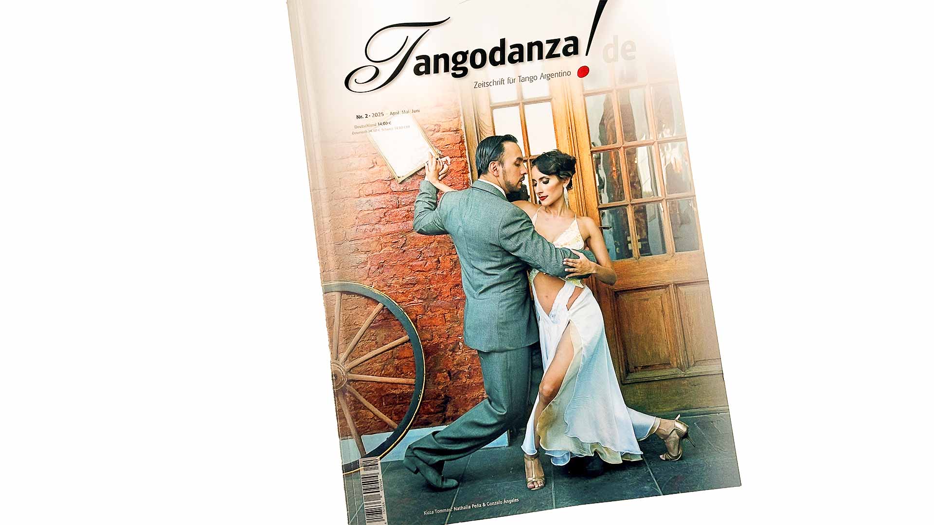 Zeitschrift Tangodanza Ausgabe 2/2025, ein Interview auf Seite 12 mit Jens Paritzsch, Tangofotograf aus München